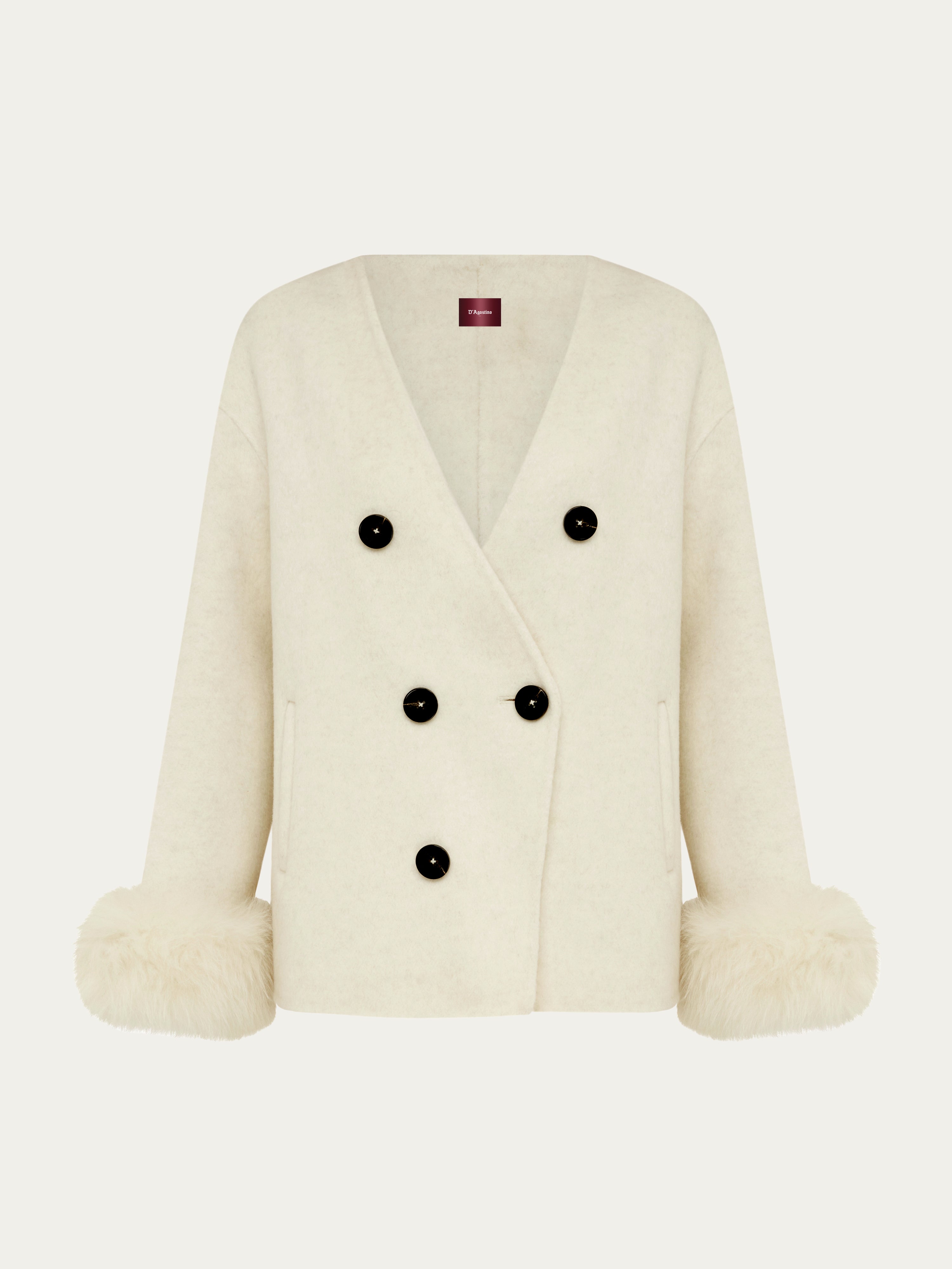 Nicoletta Fox Jacket - Ecru